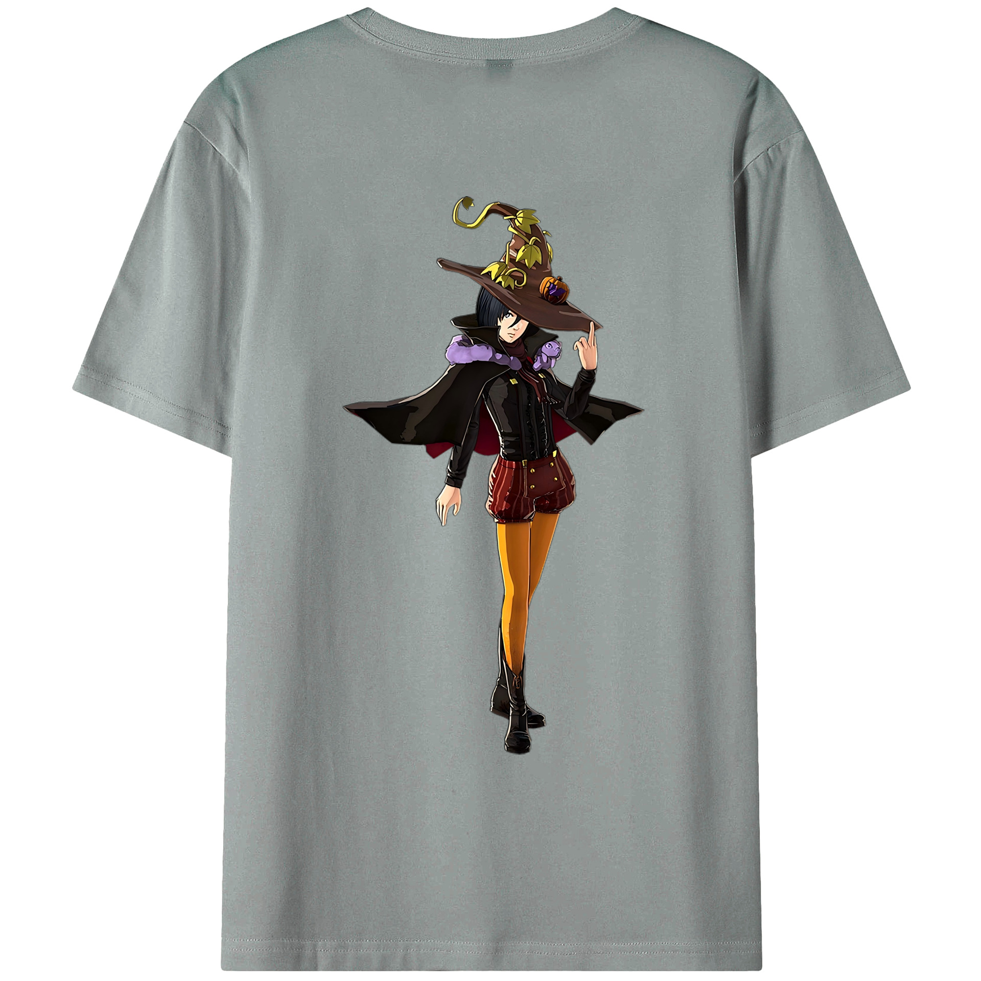 （画像用） 進撃の巨人 ミカサ·アッカーマン Attack on Titan Mikasa Ackerman 綿100％ メンズ半袖Tシャツ（バックプリント） 通気性